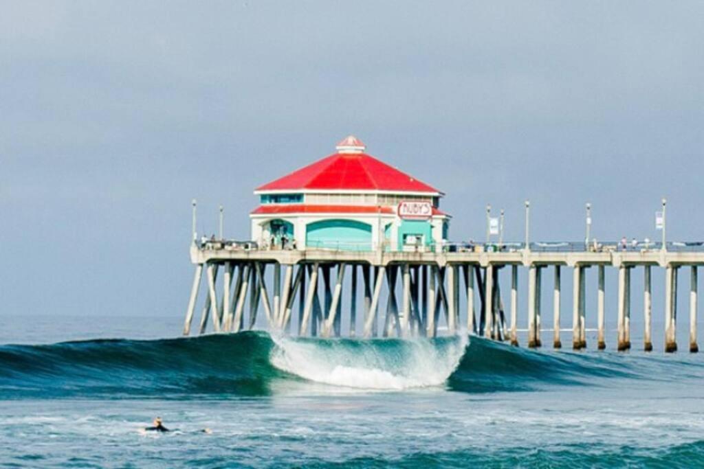 Steps To The Beach, Pacific City And Main Street - Studio Huntington Beach Bagian luar foto